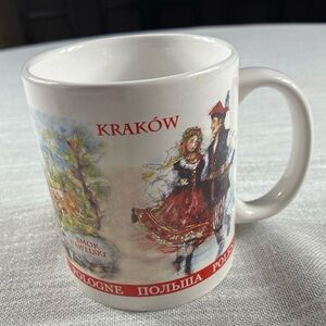 Krakow Poland Souvenir Mug made by Czworka. EU Perfect Condition
